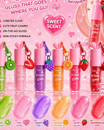 GIRLY’s - LIP OIL FRUTALES CON LLAVERO 🥝
