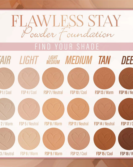 BEAUTY CREATIONS - FLAWLESS STAY POWDER FOUNDATION