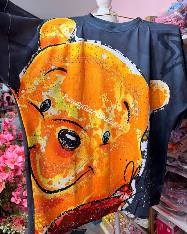 BLUSÓN - POOH FULL PIEDRERÍA OVERSIZE 🍯