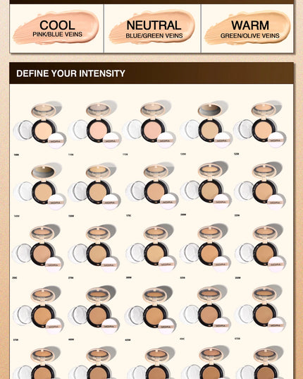 MOIRA - COMPLETE WEAR™ POWDER FOUNDATION (POLVO BASE FULL COBERTURA)