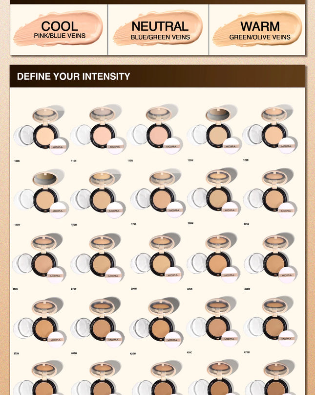 MOIRA - COMPLETE WEAR™ POWDER FOUNDATION (POLVO BASE FULL COBERTURA)