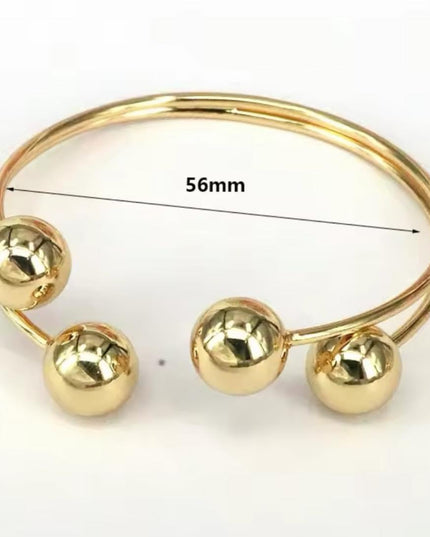 JOYERIA - Bangle 4 Esferas (Ajustable) 1pc