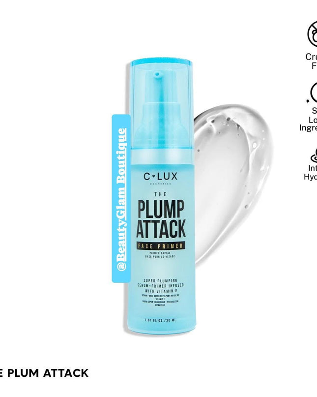 CLUX - The Plum Attack Face Primer (Super Plumping Serum+Primer infused with Vitamin E)