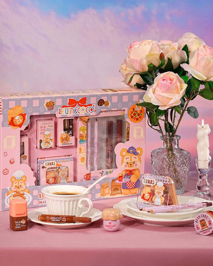 KEVIN AND COCO - BEAR CAFÉ MAKEUP BOX BEAR 🧸☕️