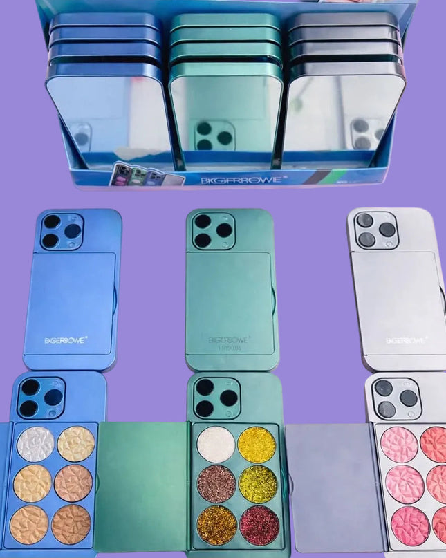 GIRLY’s - PHONE PALETAS DE MAQUILLAJE (BRILLOS, BLUSH & ILUSTRADORES) 📱💖