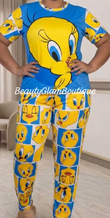 PIJAMA - TWEETY BLUE PANTALÓN LARGO 🐥💙