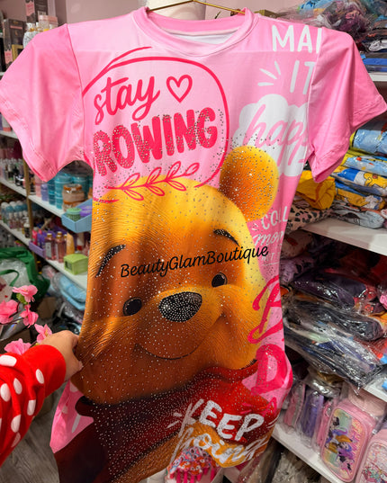 TRAJE DE MANGA POOH FULL PIEDRERÍA 🍯💖