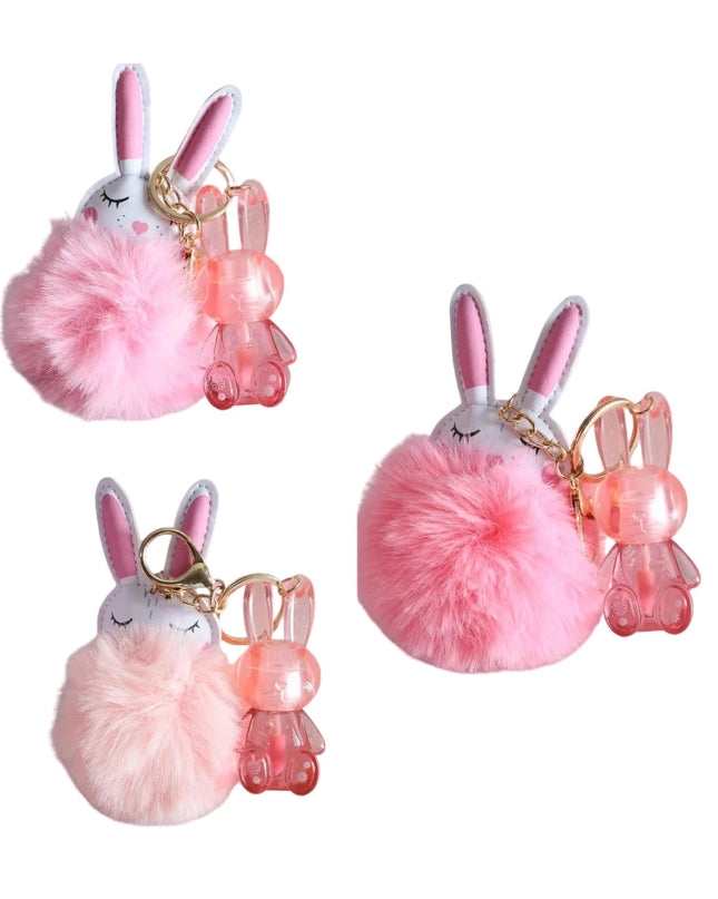 Bunny keychain and Brilliant Lip Gloss 🐰💄