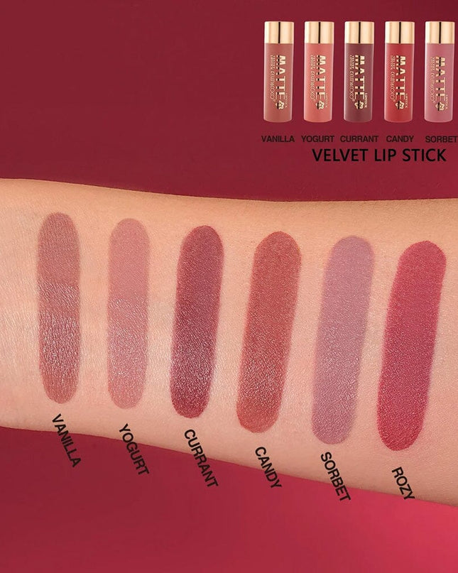 KEVIN & COCO - PINK FLOWERS VELVET LIPSTICK 💄🌹