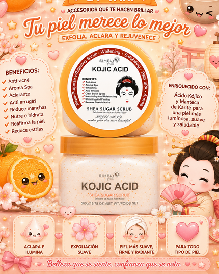 SIMPLY BELLA | Exfoliante Rostro o Cuerpo 100% Natural