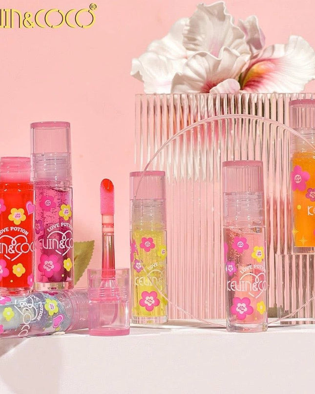 KEVIN & COCO - Love Potion Bloom Lip Oil 🌸💖