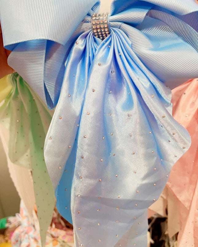 Lazo Coquette - Perlas Satinado (Tamaño Grande) 1pc