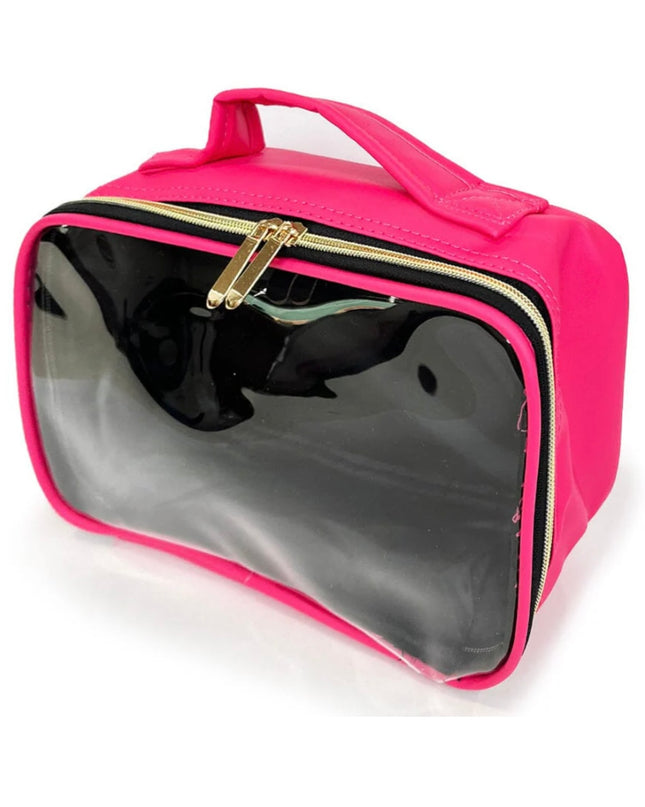 COSMETIQUERA PLÁSTICA ROSA