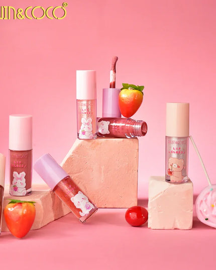 KEVIN & COCO - Fruit Bear Lipgloss Set 2pc 🐻🍓