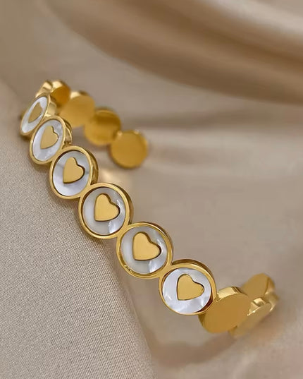 JOYERIA - Bangle de Corazón 1pc