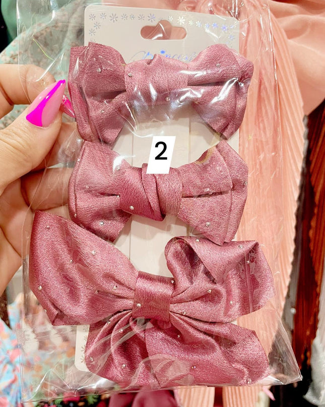 Lazo Coquette - Satinado (Tamaño M-S) 3pcs