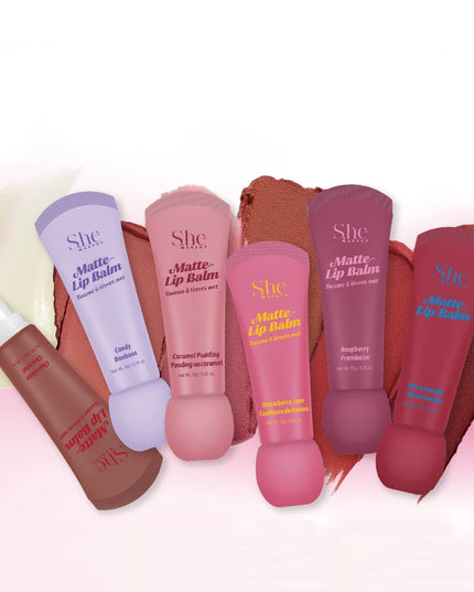 S.HE - MATTE LIP BALM MATTE ALTA PIGMENTACIÓN 💄