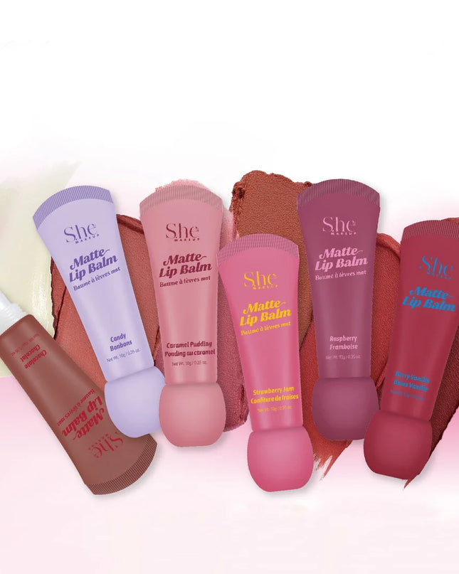 S.HE - MATTE LIP BALM MATTE ALTA PIGMENTACIÓN 💄