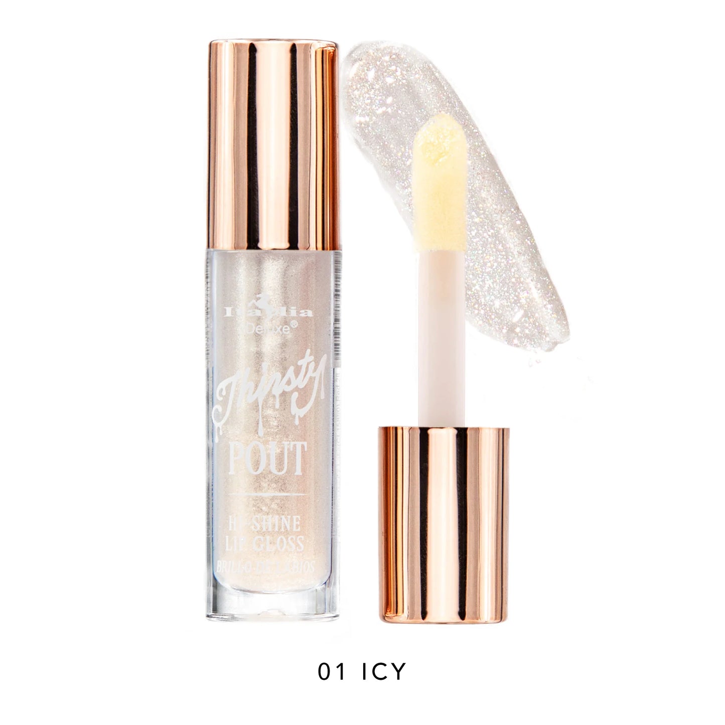 ITALIA DELUXE - THIRSTY POUT / POUT HI-SHINE GLOSS