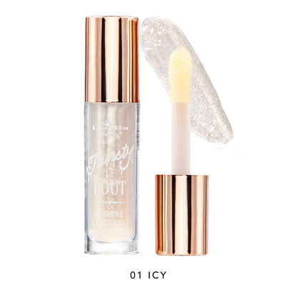 ITALIA DELUXE - THIRSTY POUT / POUT HI-SHINE GLOSS