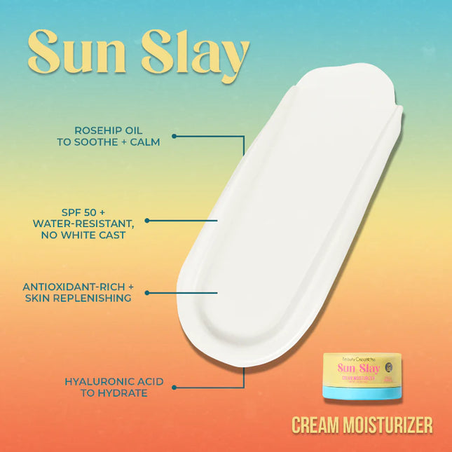 BEAUTY CREATIONS - SUN STAY CONTIENEN BLOQUEADOR SOLAR SPF50 🧴☀️