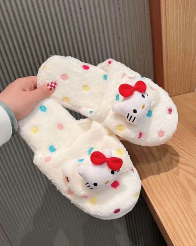 PANTUFLAS DE MUJER H/KITTY 38-39 (size 6 al 7.5) 🐱♥️