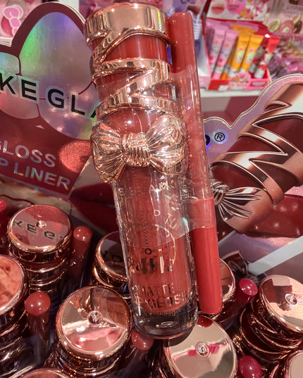 GIRLY’s - COMBO DE LABIAL MATTE + LIP LINER 24Hrs (Brown) 🎀🤎