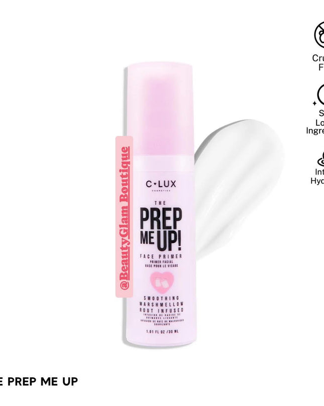 CLUX - The Prep Up! Face Primer smoothing Marshmellow root infused