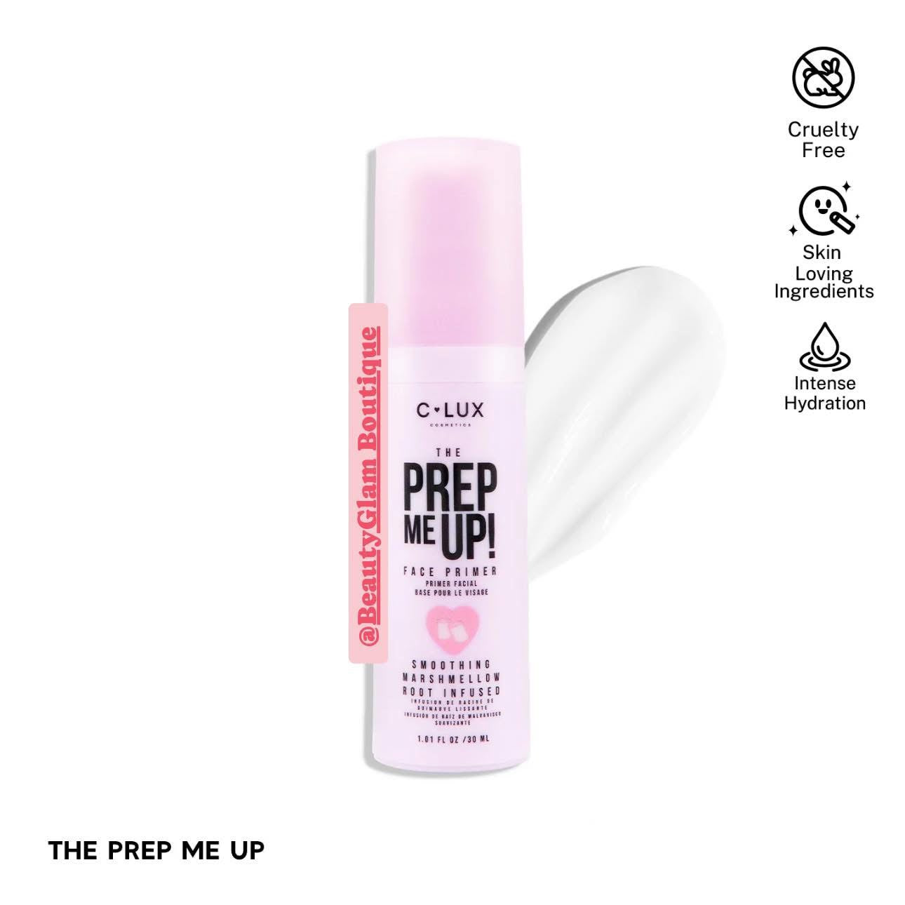 CLUX - The Prep Up! Face Primer smoothing Marshmellow root infused