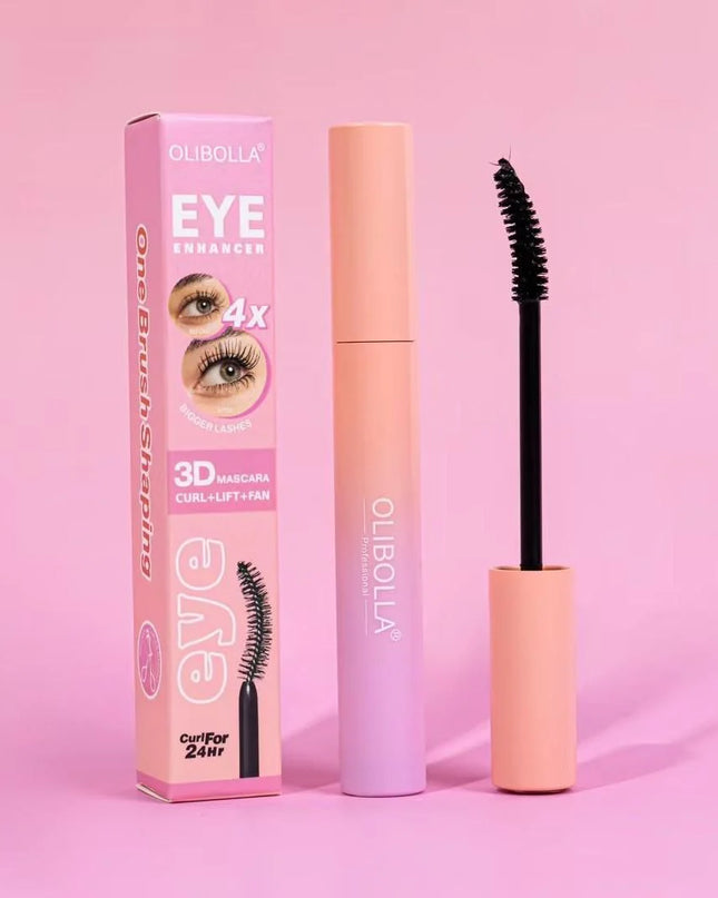 GIRLY’s - 3D MASCARA 4x (Curl, Lift & Fan) 24Hrs (Black) 🧡💜