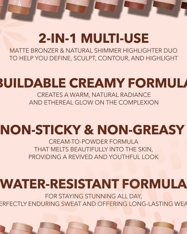 MOIRA - Sculpt & Glow Duo Stick