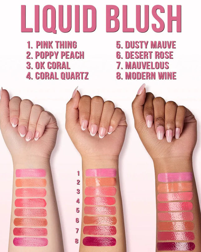 BEAUTY CREATIONS - Blush Líquidos Infusidos con Vit. E