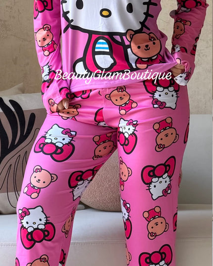 PIJAMA - H/KITTY PANTALÓN LARGO 🐱🩷