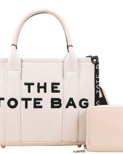 THE TOTE BAG WITH WALLET / INSPIRED BY MARC JACO-BS (BEIGE) - SIZE MEDIUM