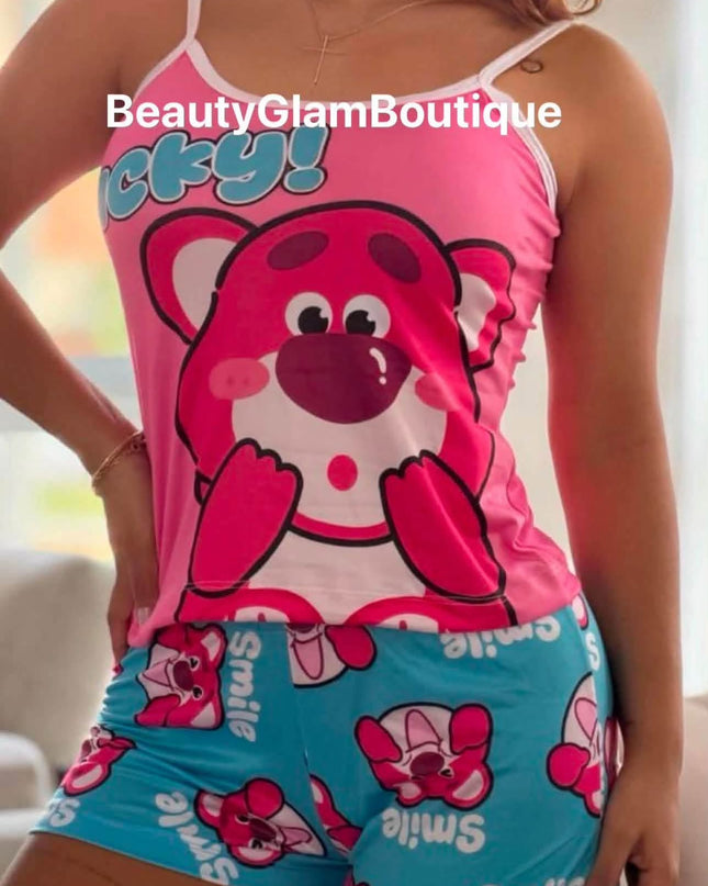 PIJAMA - OSO LOPSO PANTALÓN CORTO 🐻