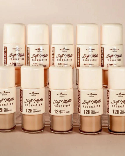 ITALIA DELUXE - LOCKED IN PLACE SOFT MATTE FOUNDATION 12Hr FULL COVERAGE