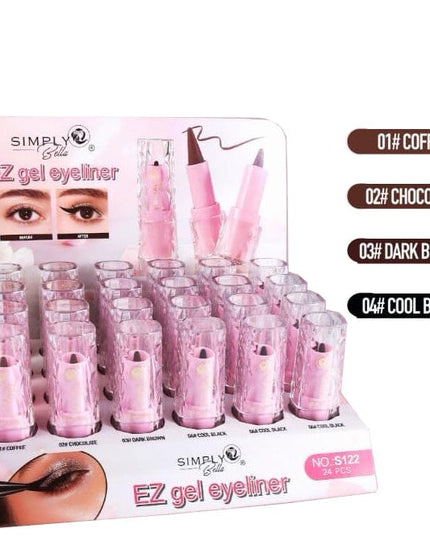 SIMPLY BELLA - EZ GEL EYELINER SUPER CREMOSO 🖤🤎