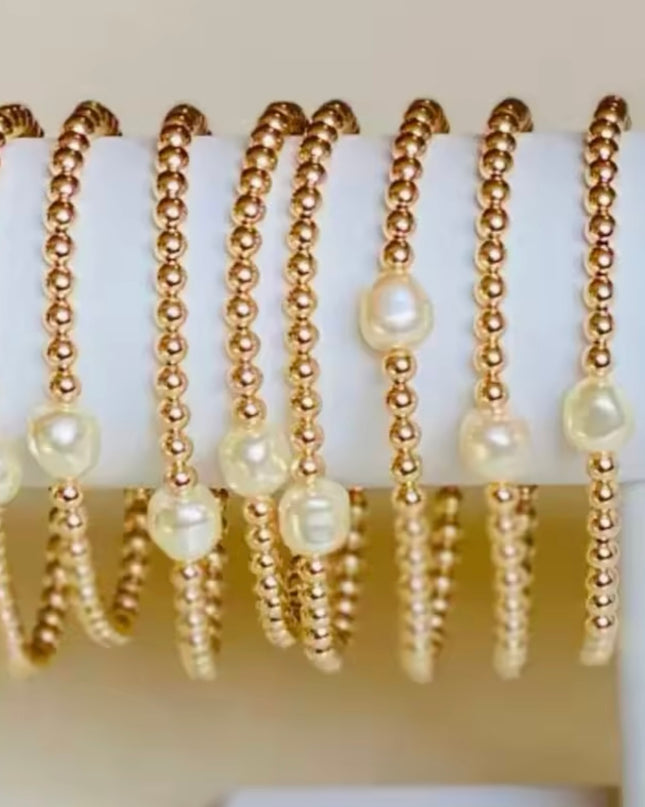 JOYERIA - Pulsera de 1 Perla 1pc