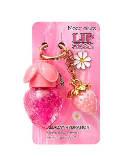 GIRLY’s - LIPGLOSS STRAWBERRY CON LLAVERO (GRANDE) 🍓