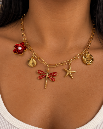 COLLAR TROPICAL 🌺 STAINLESS STEEL