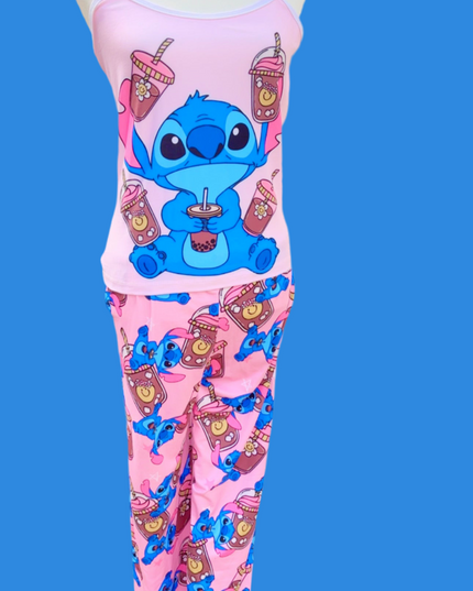 PIJAMA - STITCHH PANTALÓN LARGO🧋💙