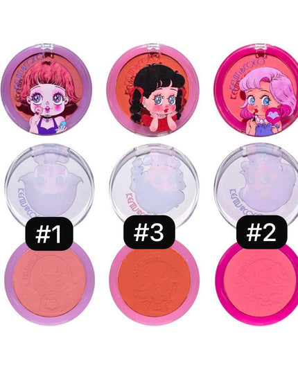 KEVIN & COCO - Blush Powder Girly Super Pigmented 🎀