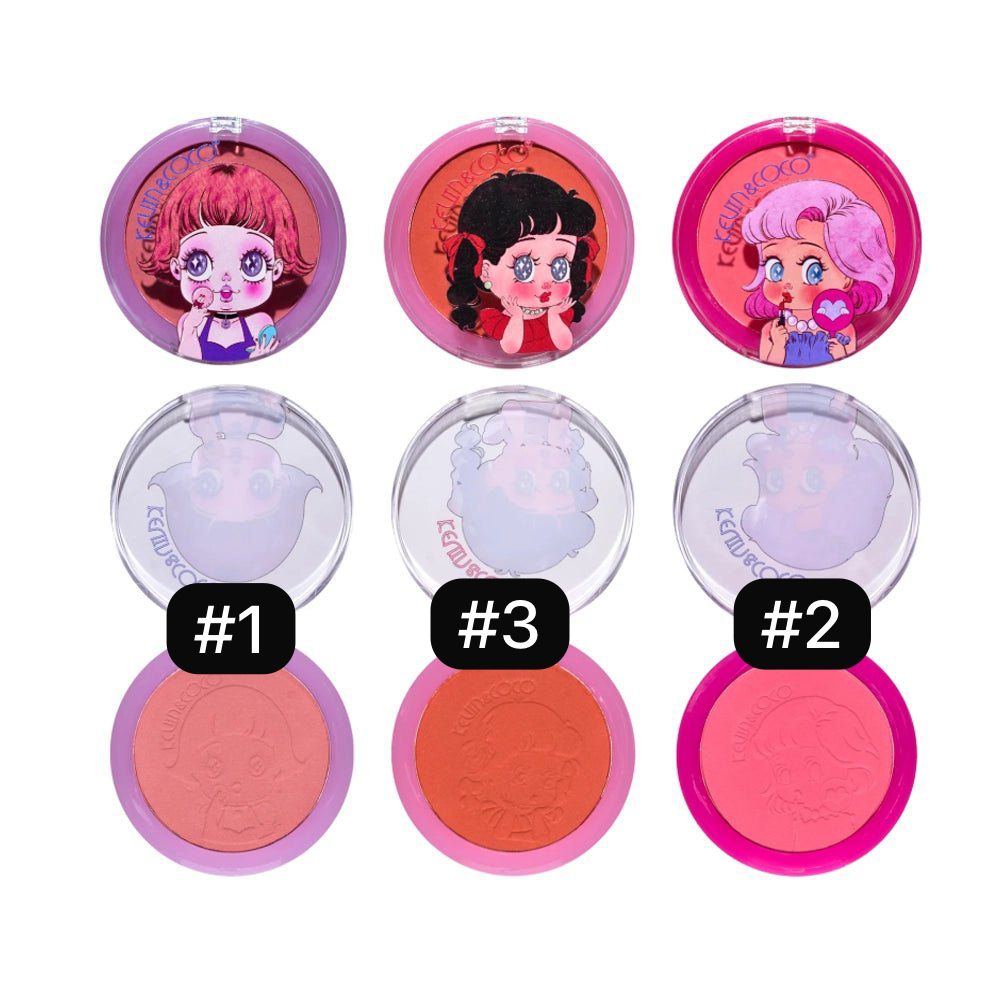 KEVIN & COCO - Blush Powder Girly 🎀 Super Pigmented