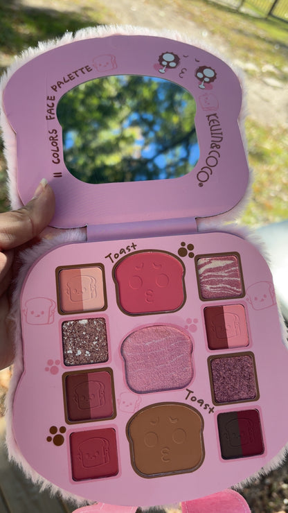 KEVIN & COCO - Paleta de Tostada con Blush+Contour+Highlighter 🍞
