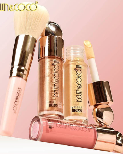 KEVIN & COCO - Kit Brush + Liquid Highlight + Blush