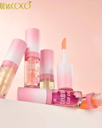 KEVIN & COCO - Set of 4pc Lip Oil & Gloss Metal Case