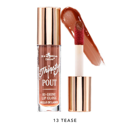 ITALIA DELUXE - THIRSTY POUT / POUT HI-SHINE GLOSS