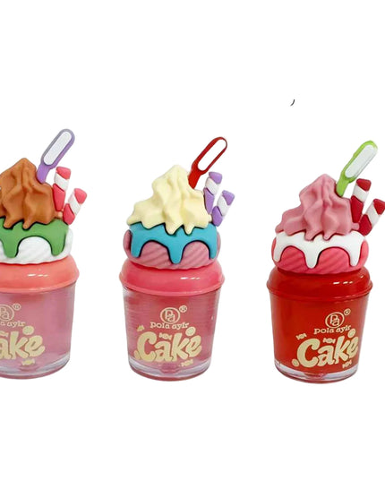 GIRLY’s - Lipgloss Cake (Tamaño Grande) 🧁🍓