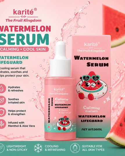 GIRLY’s - KARITÉ WATERMELON SERUM CALMANTE EN LA PIEL / CONTIENE ALOE VERA 🍉