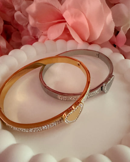 JOYERÍA FINA - Bangle Diamantada Insp. TIFF (Stainless Steel)
